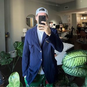 Navy Blue Gran Sasso Cashmere Sweater/Sport Jacket